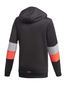 Chaqueta Adidas B A.R. 3S FZ Negro/Gris/Coral Niño