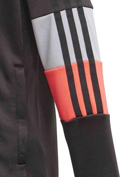 Chaqueta Adidas B A.R. 3S FZ Negro/Gris/Coral Niño