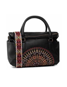 Bolso Desigual African Mandala Loverty Negro Mujer