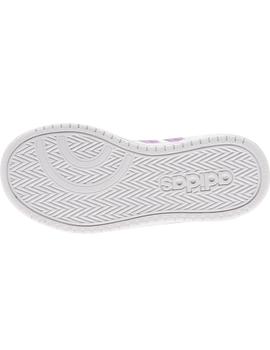 Zapatillas Adidas Hoops 2.0 CMF C Blanco/Rosa