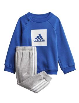 Chandal Adidas I 3SLogo Jog Azul/Gris Niño