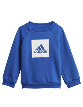 Chandal Adidas I 3SLogo Jog Azul/Gris Niño