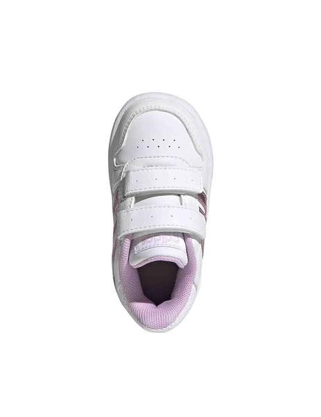 Cuestiones diplomáticas Juicio amanecer Zapatillas Adidas Hoops 2.0 CMF I Blanco/Rosa Niña