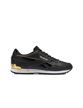 Reebok Royal Glide Negro/Dorado Mujer