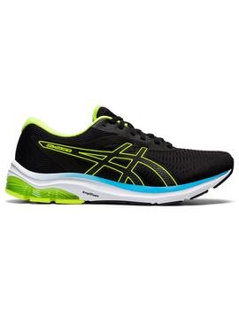 Zapatillas Asics Pulse-12 Negro/Verde Hombre