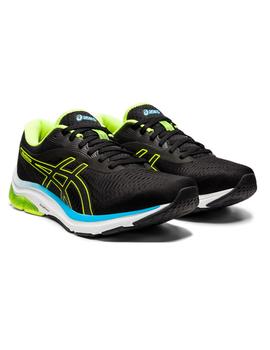 Zapatillas Asics Pulse-12 Negro/Verde Hombre