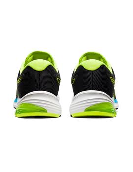 Zapatillas Asics Pulse-12 Negro/Verde Hombre