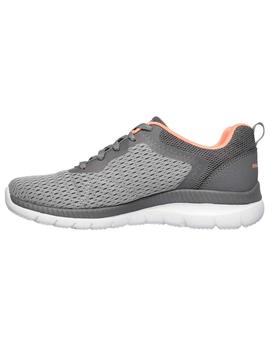 Zapatillas Skechers Bountiful Quick Pat Gris Mujer