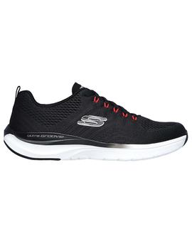 Zapatillas Skechers Ultra Groove Temp Negro Hombre