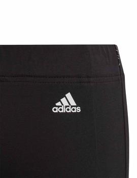 Leggings Adidas YG FAV Negro/Blanco Niña