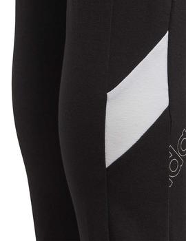 Leggings Adidas YG FAV Negro/Blanco Niña