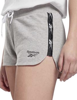 Short Reebok TE Tape Pack Gris Mujer