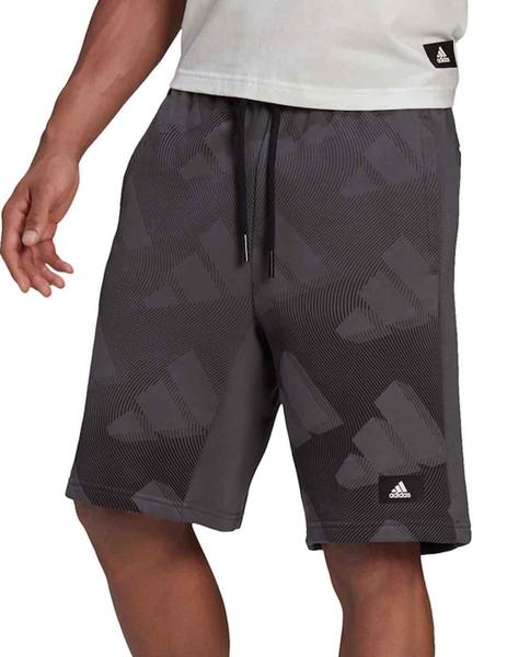 corto Adidas M GFX Gris/Negro Hombre