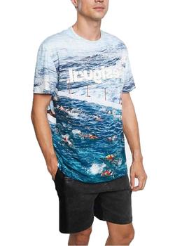 Camiseta Desigual Canio Multicolor Hombre