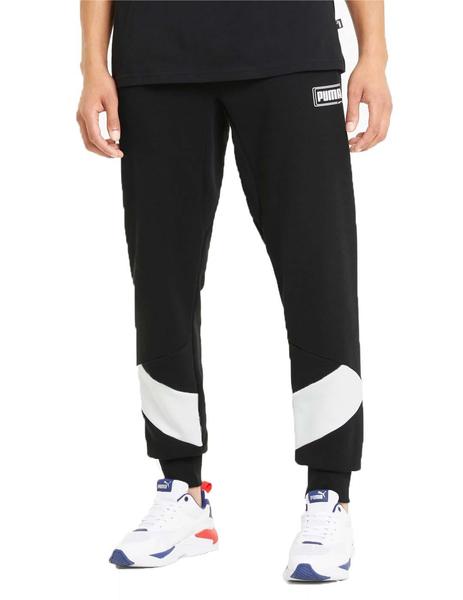 Marchitar trigo Emborracharse Pantalon Puma REBEL TR Negro/Blanco Hombre