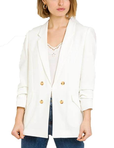 Blazer Naf Naf Fluida New Crudo Mujer