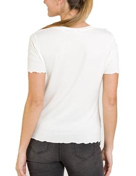 Camiseta Naf Naf Orain Crudo Mujer