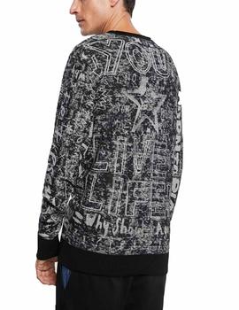 Jersey Desigual Pacifico Negro Hombre