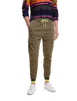 Pantalon Desigual Tarsilo Kaki Hombre