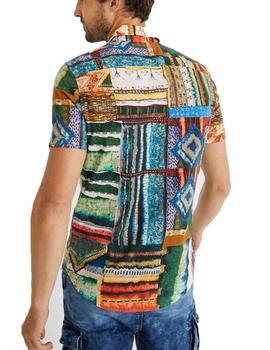 Camisa Desigual Adrian Multicolor Hombre