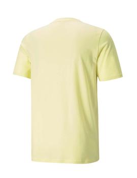 Camiseta Puma Alpha Graphic Amarillo Niño