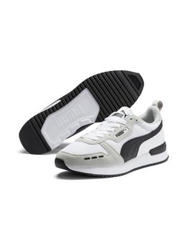 Zapatillas Puma R78 Blanco/Gris Negro Hombre