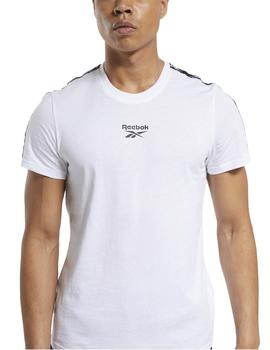 Camiseta Reebok TE Tape Blanco Hombre