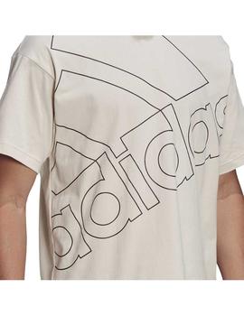 Camiseta Adidas U Favs Beige Hombre