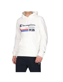 Sudadera Champion c/capucha Blanco Hombre