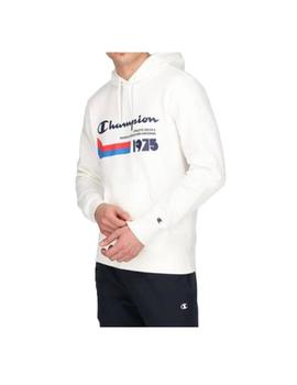 Sudadera Champion c/capucha Blanco Hombre