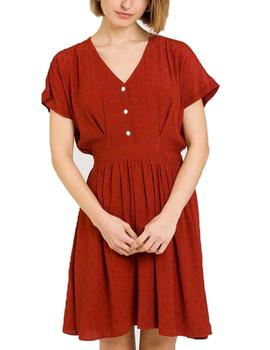 Vestido Naf Naf LaFortuna Terracota Mujer