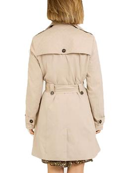 Gabardina Naf Naf Bimate Beige Mujer