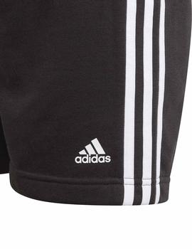 Pantalón corto Adidas G 3S Negro/Blanco Niña