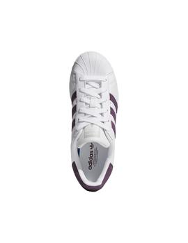 Zapatillas Superstar W Blanco/Morado