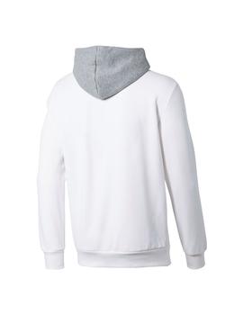 Sudadera Capucha Puma Block Emb Hombre Blanco