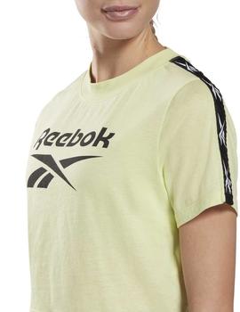 Camiseta Reebok TE Tape Pack Verde Mujer