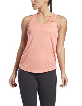 Camiseta Reebok US Perform Mesh Coral Mujer