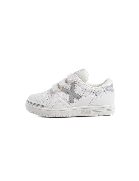 Zapatillas Munich G3 Kid Profit velcro blancas