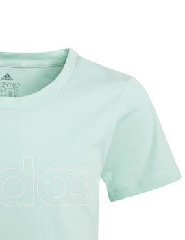 Camiseta Adidas G Lin T Verde Niña