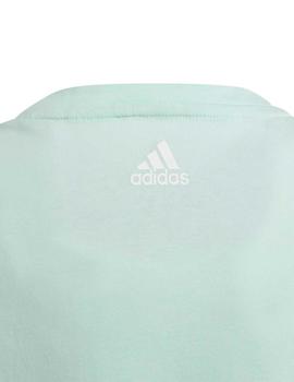 Camiseta Adidas G Lin T Verde Niña