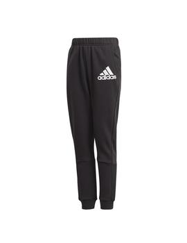 Pantalon Adidas B BOS Negro/Blanco Niño