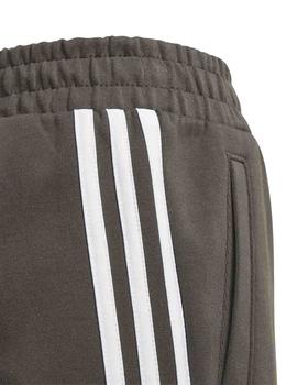 Pantalon Adidas B 3S Tapered Verde/Blanco NIño