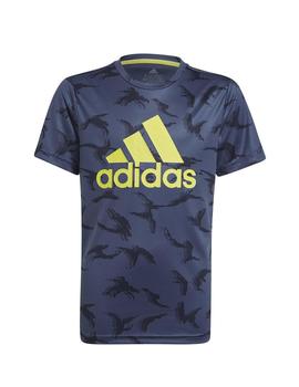 Camiseta Adidas B Camo T Marino Niño