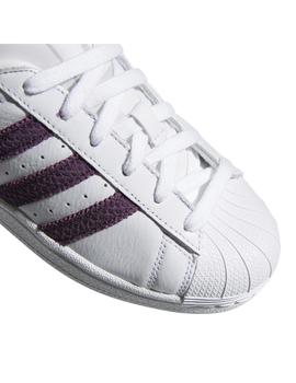 Zapatillas Superstar W Blanco/Morado