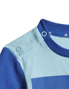 Set Adidas I BL T Azul Niño