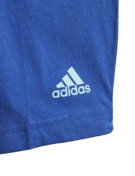 Set Adidas I BL T Azul Niño