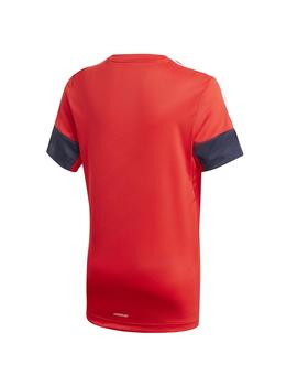 Camiseta Adidas B A.R. 3S Rojo/Blanco/Mno Niño