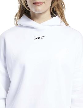 Sudadera Reebok SR Oversize Hoodie Blanco Mujer