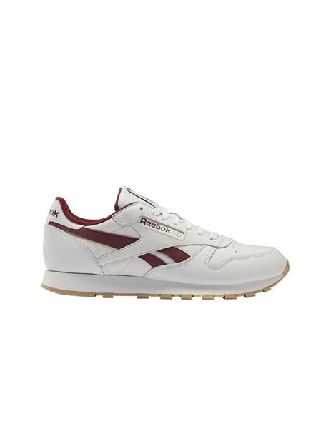 Zapatillas reebok classic lthr blanco verde de hombre.