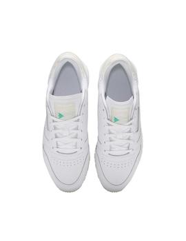 Zapatillas Reebok Classic LTHR Blanco/Beige Mujer